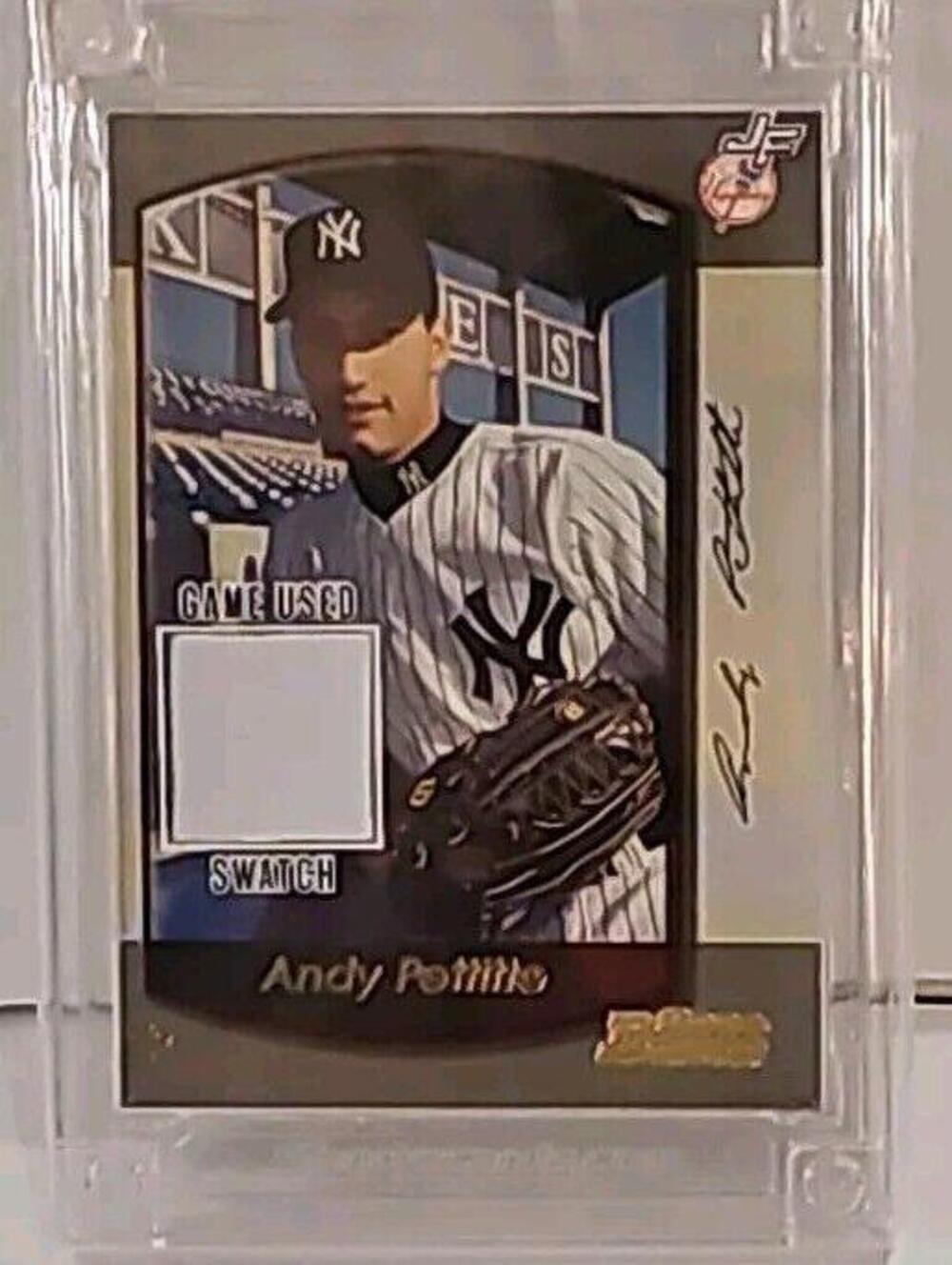 Andy Pettitte Game Used Jersey Card - Jersey Fusion Baseball Edition